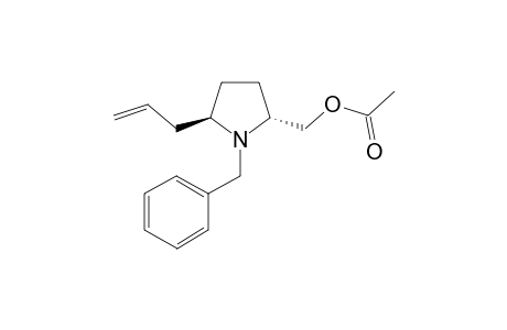 [(2R,5R)-1-(phenylmethyl)-5-prop-2-enyl-pyrrolidin-2-yl]methyl ethanoate
