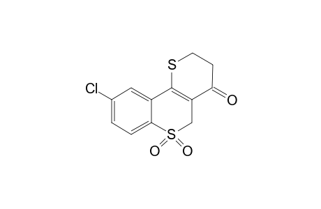 9-Chloro-2,3-dihydro-4H,5H-thiopyrano[3,2-c]thiochromen-4-one 6,6-dioxide