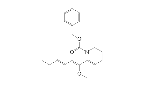 6-(1-Ethoxyhexa-1,3-dienyl)-3,4-dihydro-2H-pyridine-1-carboxylic acid benzyl ester