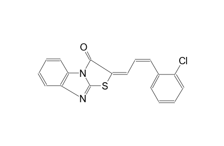 thiazolo[3,2-a]benzimidazol-3(2H)-one, 2-[(2Z)-3-(2-chlorophenyl)-2-propenylidene]-, (2E)-