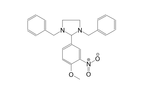 imidazolidine, 2-(4-methoxy-3-nitrophenyl)-1,3-bis(phenylmethyl)-