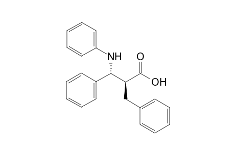 (2S*,3R*)-2-benzyl-3-phenyl-3-(phenylamino)propanoic acid