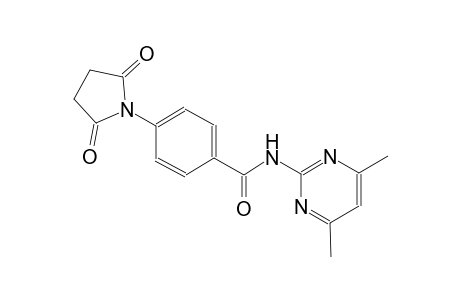 benzamide, N-(4,6-dimethyl-2-pyrimidinyl)-4-(2,5-dioxo-1-pyrrolidinyl)-