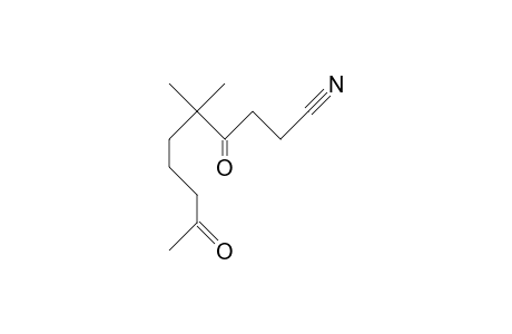 5,5-Dimethyl-4,9-dioxo-decanenitrile