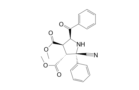 3,4-Pyrrolidinedicarboxylic acid, 5-benzoyl-2-cyano-2-phenyl-, dimethyl ester, (2.alpha.,3.alpha.,4.beta.,5.beta.)-