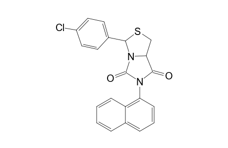 3-(4-Chlorophenyl)-6-(1-naphthalenyl)-3,7a-dihydro-1H-imidazo[1,5-c]thiazole-5,7-dione