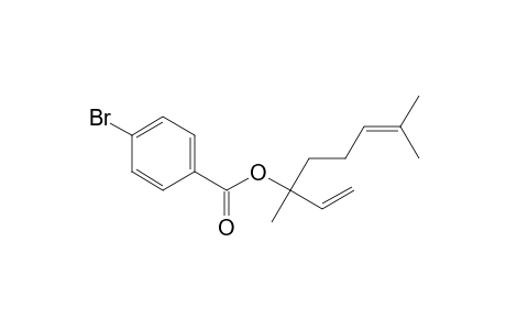 Benzoic acid, 4-bromo-, 1-ethenyl-1,5-dimethyl-4-hexenyl ester, (R)-