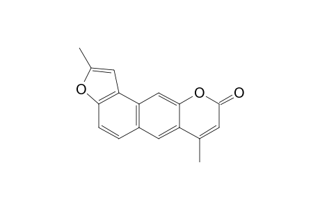2H-4,9-Dimethylfuro[2',3':7,8]naphtho[2,3-b]pyran-2-one