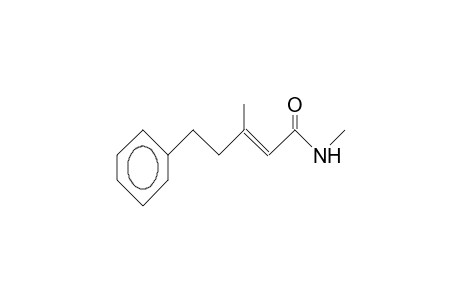 (E)-N,3-Dimethyl-5-phenylpent-2-enamide