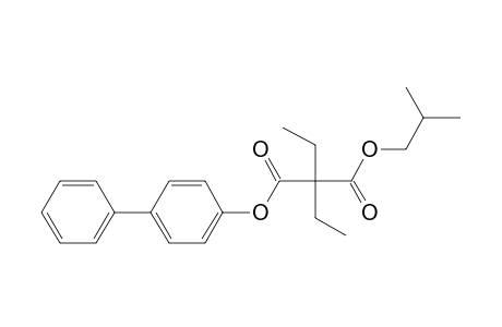 Diethylmalonic acid, 4-biphenyl isobutyl ester