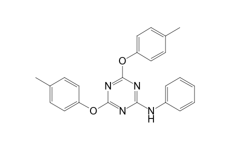 2-anilino-4,6-bis(p-tolyloxy)-s-triazine