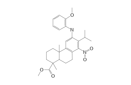 METHYL-12-(2-METHOXYPHENYL)-AMINO-14-NITRODEHYDROABIETATE