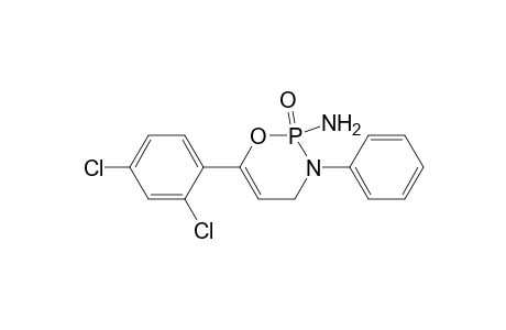 2H-1,3,2-Oxazaphosphorin-2-amine, 6-(2,4-dichlorophenyl)-3,4-dihydro-3-phenyl-, 2-oxide