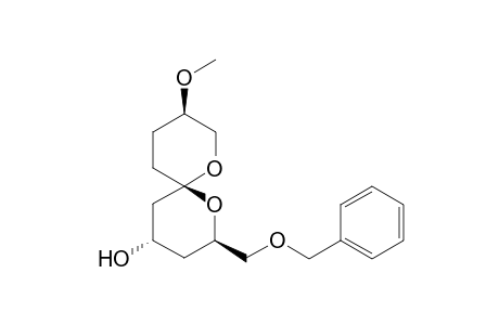(2R,4S,6R,9R)-2-((Benzyloxy)methyl)-9-methoxy-1,7-dioxaspiro[5.5]undecan-4-ol