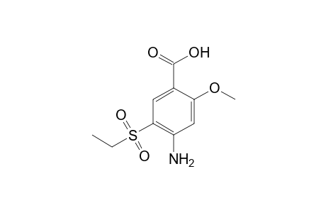 4-Amino-5-(ethylsulfonyl)-2-methoxybenzoic acid