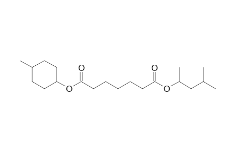 Pimelic acid, 4-methylcyclohexyl 4-methylpent-2-yl ester isomer 1