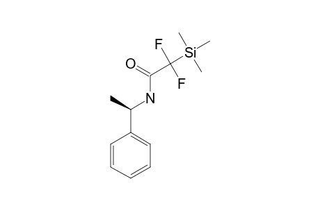 2,2-DIFLUORO-N-[(S)-1-PHENYLETHYL]-2-(TRIMETHYLSILYL)-ACETAMIDE