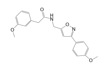 benzeneacetamide, 3-methoxy-N-[[3-(4-methoxyphenyl)-5-isoxazolyl]methyl]-