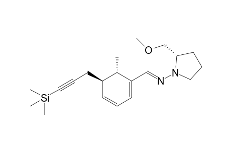 ((2S)-2-Methoxymethylpyrrolidin-1-yl)-[(5R,6S)-6-methyl-5-(3-trimethylsilylprop-2-ynyl)cyclohexa-1,3-dienylmethylene]amine