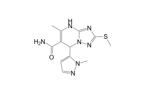 5-methyl-7-(1-methyl-1H-pyrazol-5-yl)-2-(methylsulfanyl)-4,7-dihydro[1,2,4]triazolo[1,5-a]pyrimidine-6-carboxamide