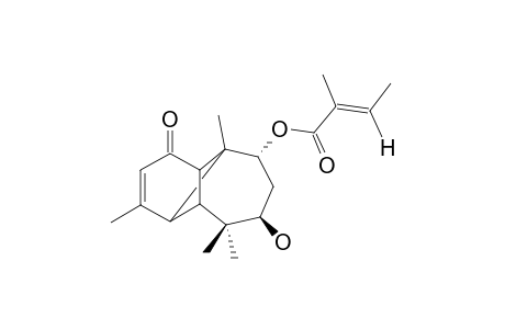 LONGIPIN-2-ENE-7-BETA,9-ALPHA-DIOL-1-ONE-9-ALPHA-TIGLATE