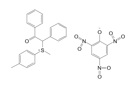 METHYL(alpha-PHENYLPHENACYL)-p-TOLYLSULFONIUM PICRATE