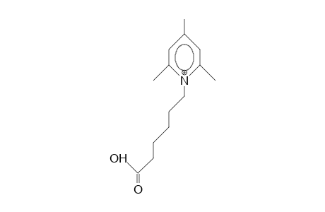 1-(5-Carboxy-pentyl)-2,4,6-trimethyl-pyridinium cation