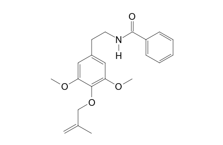 N-(2-(3,5-Dimethoxy-4-[(2-methylprop-2-en-1-yl)oxy]phenyl)ethyl)benzamide