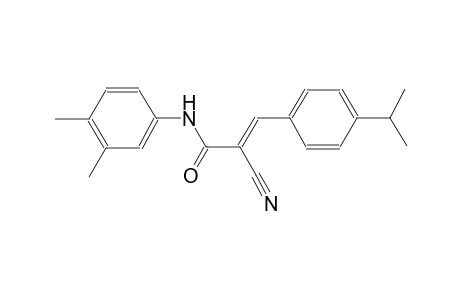2-propenamide, 2-cyano-N-(3,4-dimethylphenyl)-3-[4-(1-methylethyl)phenyl]-, (2E)-