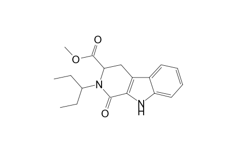 Methyl 1-oxo-1,2,3,4-tetrahydro-N-(diethylmethyl)-.beta.-carboline-3-carboxylate