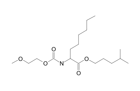 2-Aminocaprylic acid, N-(2-methoxyethylcarbonyl)-, isohexyl ester