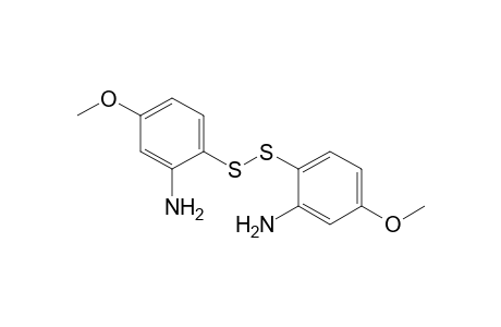 Benzenamine, 2,2'-dithiobis[5-methoxy-