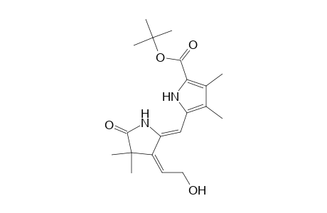1H-Pyrrole-2-carboxylic acid, 5-[[3-(2-hydroxyethylidene)-4,4-dimethyl-5-oxo-2-pyrrolidinylidene]methyl]-3,4-dimethyl-, 1,1-dimethylethyl ester, (Z,Z)-