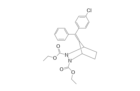 DIETHYL-7-(4-CHLORODIPHENYLMETHYLENE)-2,3-DIAZABICYCLO-[2.2.1]-HEPTANE-2,3-DICARBOXYLATE