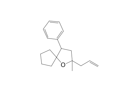 2-Allyl-2-methyl-4-phenyl-1-oxaspiro[4,4]nonane