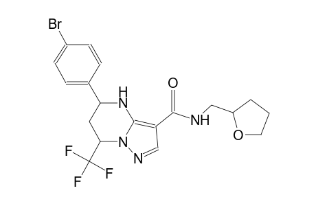 5-(4-bromophenyl)-N-(tetrahydro-2-furanylmethyl)-7-(trifluoromethyl)-4,5,6,7-tetrahydropyrazolo[1,5-a]pyrimidine-3-carboxamide
