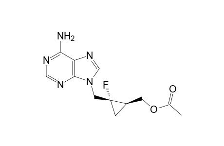 9-{(cis)-[1'-Fluoro-2'-(acetoxymethyl)cycloprop-1'-yl]methyl}-adenine