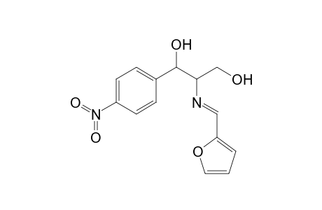 2-[(furan-2-ylmethylene)-amino]-1-(4-nitro-phenyl)-propane-1,3-diol