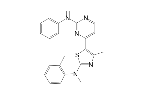 {4-[2-(o-Tolyl-(methyl)l-amino)-4-methyl-thiazol-5-yl]-pyrimidin-2-yl}-phenyl-amine