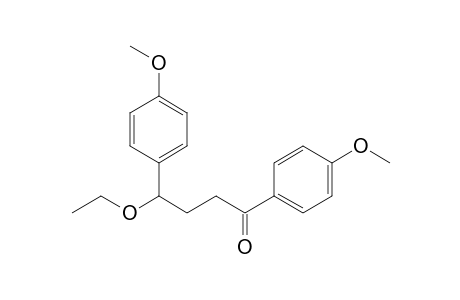 1,4-Bis(4-methoxyphenyl)-4-ethoxybutan-1-one