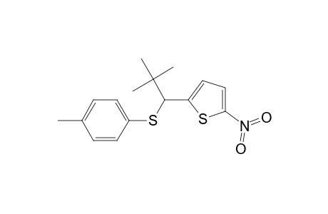 2,2-Dimethyl-1-(5'-nitro-2'-thienyl)propyl p-tolyl sulfide
