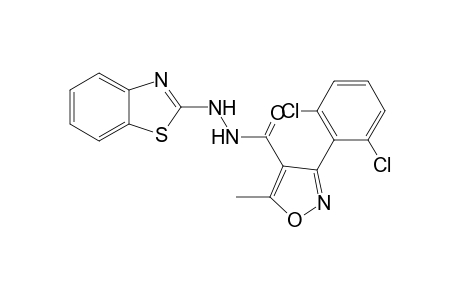 N'-(1,3-benzothiazol-2-yl)-3-(2,6-dichlorophenyl)-5-methyl-4-isoxazolecarbohydrazide