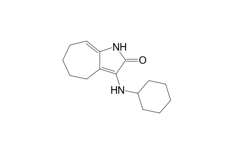 3-(Cyclohexylamino)-4,5,6,7-tetrahydrocyclohepta[b]pyrrol-2(1H)-one