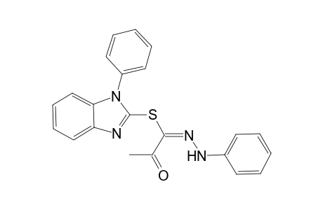 (1-phenylbenzimidazol-2-yl) (1E)-2-oxidanylidene-N-phenylazanyl-propanimidothioate