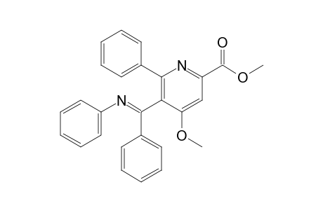 Methyl 4-Methoxy-6-phenyl-5-(.alpha.-phenyliminobenzyl)pyridine-2-carboxylate