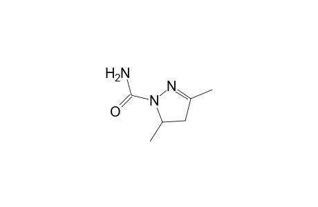 2-Pyrazoline-1-carboxamide, 3,5-dimethyl-