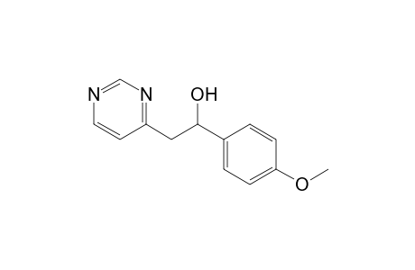 1-(4-Methoxyphenyl)-2-(4-pyrimidinyl) ethanol
