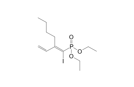 (1Z)-2-butyl-1-diethoxyphosphoryl-1-iodo-buta-1,3-diene