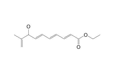(2E,4E,6E)-8-hydroxy-9-methyl-deca-2,4,6,9-tetraenoic acid ethyl ester