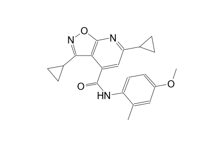 isoxazolo[5,4-b]pyridine-4-carboxamide, 3,6-dicyclopropyl-N-(4-methoxy-2-methylphenyl)-